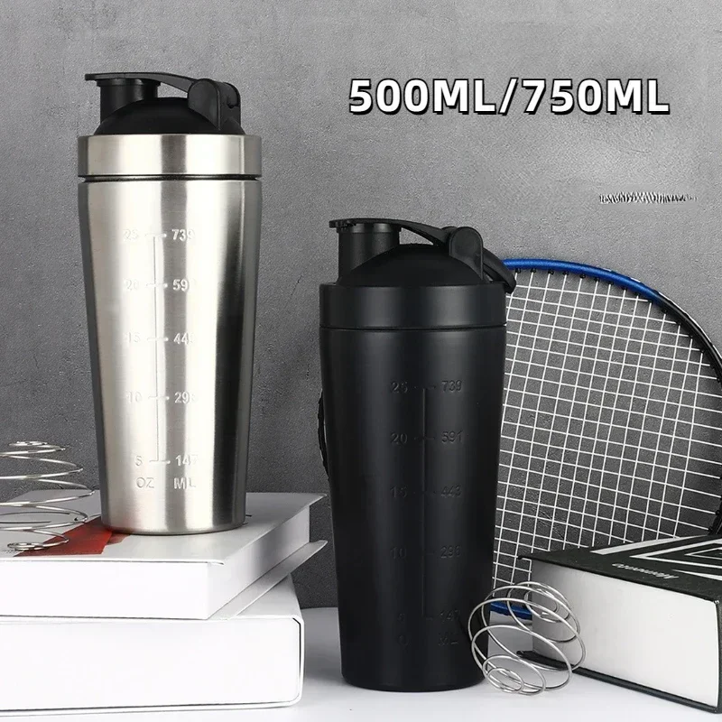 Nutrition Of Fitness - Stainless Steel Protein Shaker Cup Portable