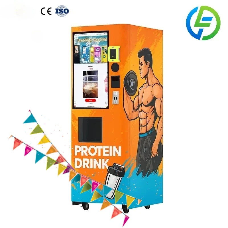 Nutrition Of Fitness - Customized Automatic Protein Shake Vending Machine