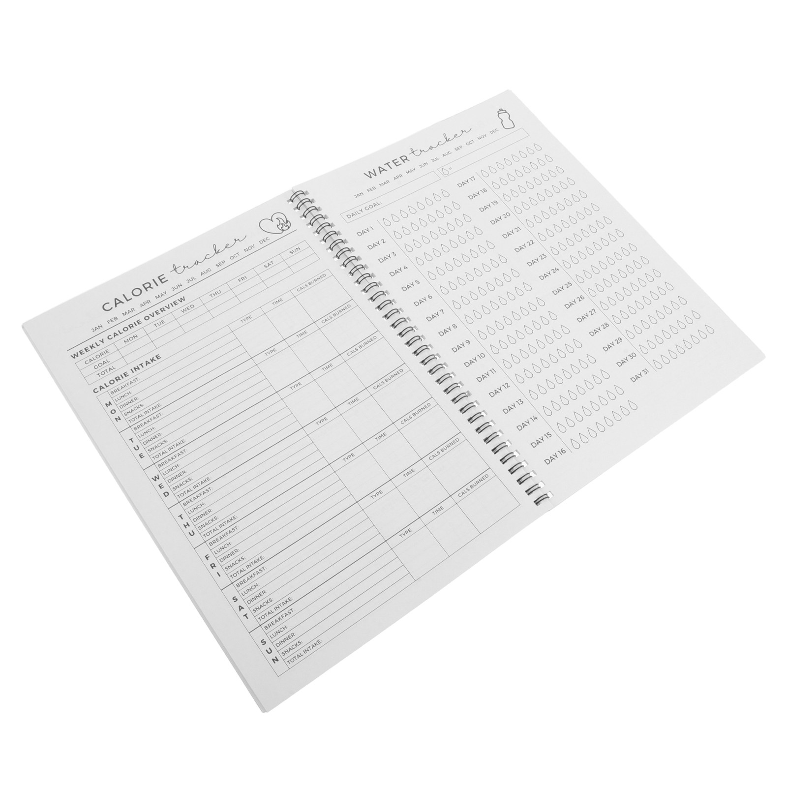 Nutrition Of Fitness - Fitness Planner Fitness Workout Journal 11.7x8.5