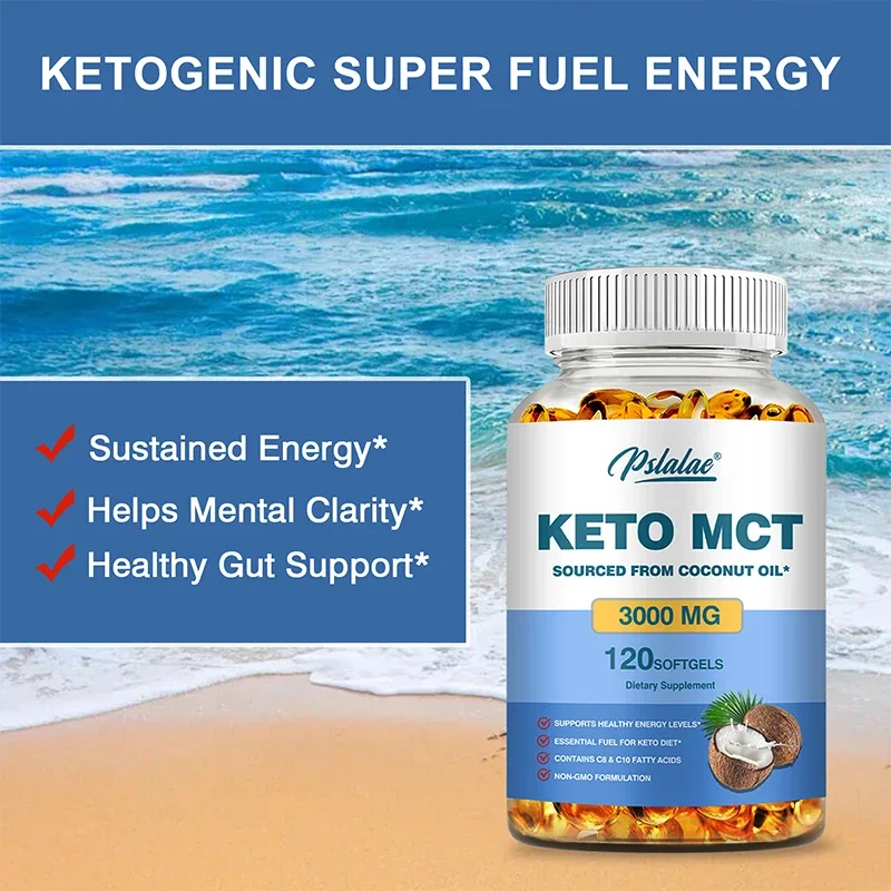 Keto MCT Oil 3000 Mg Capsules  - đánh giá và giá Mct Oil Coconut