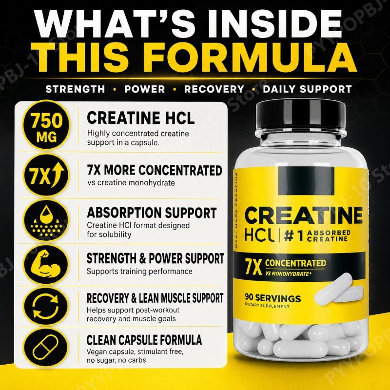 Creatine HCl 750mg 90 Capsules - đánh giá và giá Nutrition Of Fitness