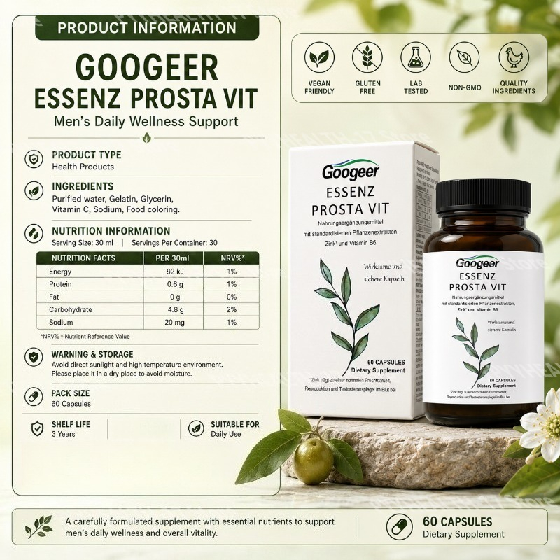 Googeer Essenz Prosta Vit Caps - đánh giá và giá Nutrition Zinc