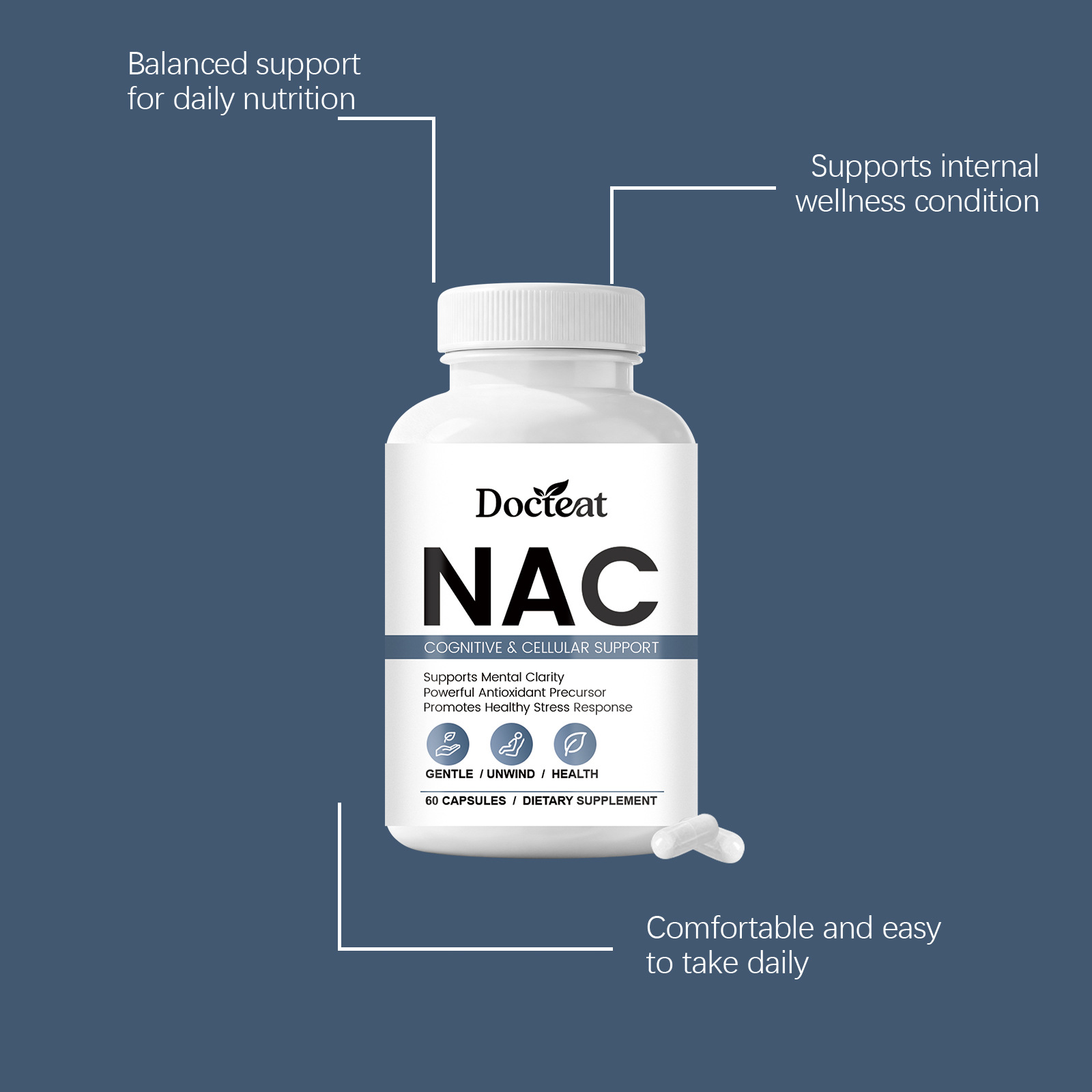 NAC Supplement Capsules Powerf - đánh giá và giá Nac N Acetyl Cysteine