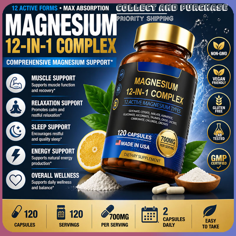 Non-GMO Magnesium Complex 700m - đánh giá và giá Magnesium Glycinate Capsule