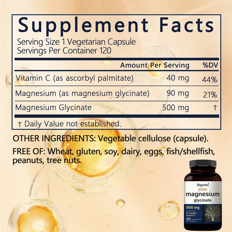 Magnesium Glycinate Capsules 5 - đánh giá và giá Magnesium Glycinate Capsule