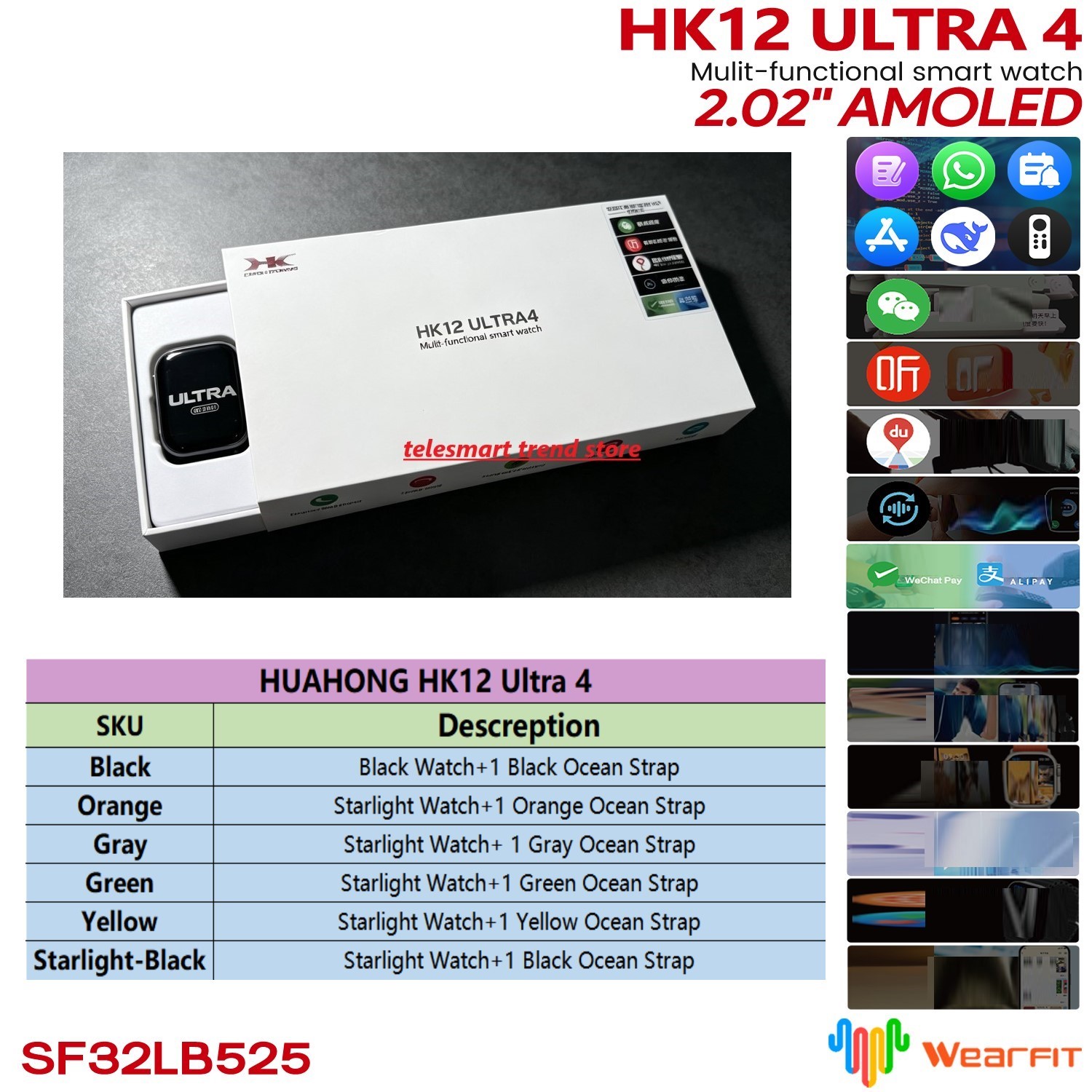 Huahong Amoled HK12 Ultra4 Sma - đánh giá và giá Nutrition Gym