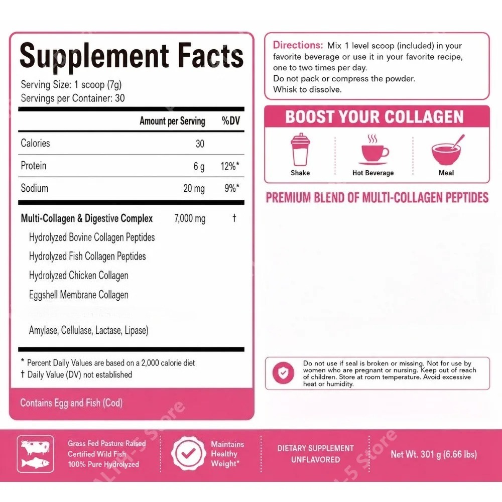 Hydrolyzed Multi Collagen Powd - đánh giá và giá X Nutrition