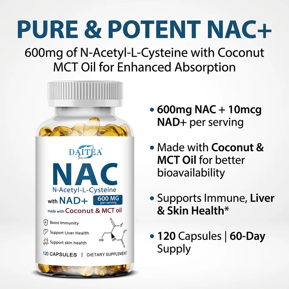 NAC Supplement N-Acetyl Cystei - đánh giá và giá Mct Oil Coconut