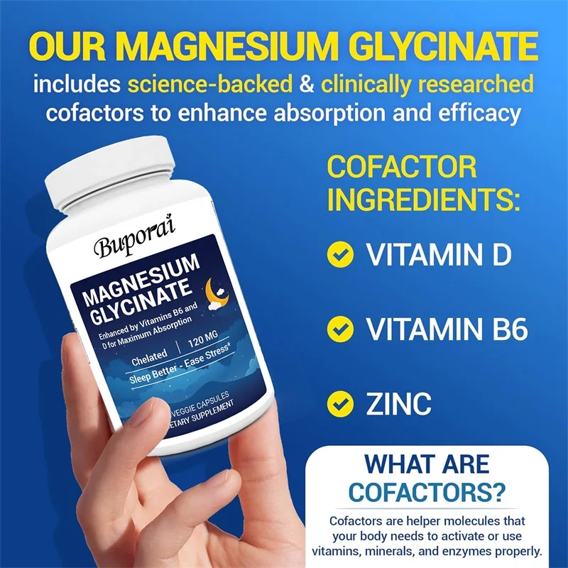 Magnesium Glycinate 120mg Caps - đánh giá và giá Magnesium Glycinate Capsule