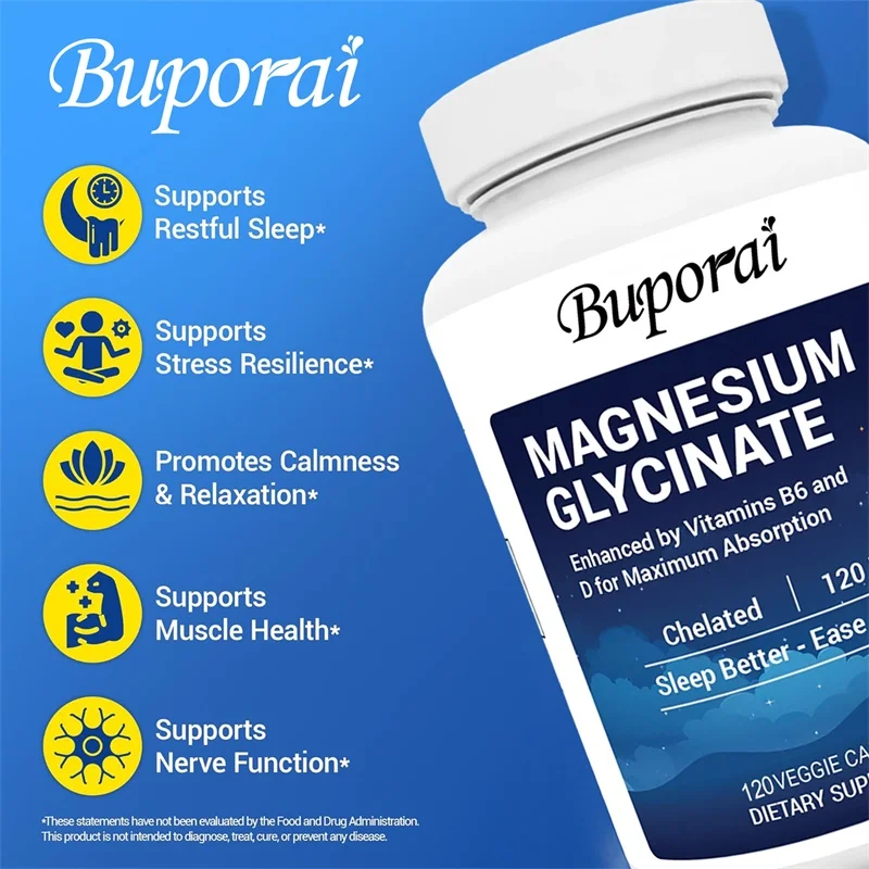 Magnesium Glycinate 120mg Caps - đánh giá và giá Magnesium Glycinate Capsule