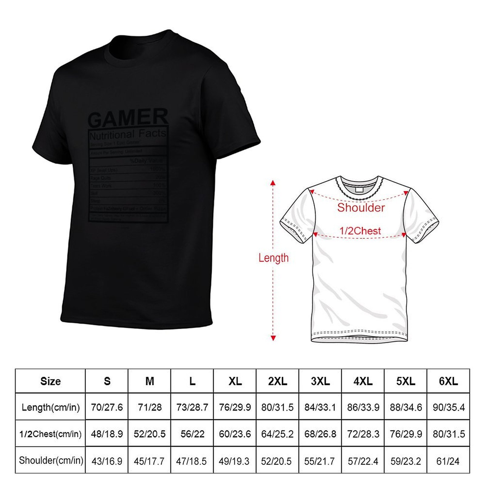 Gamer Nutritional Facts Chart  - đánh giá và giá Nutrition Of Fitness