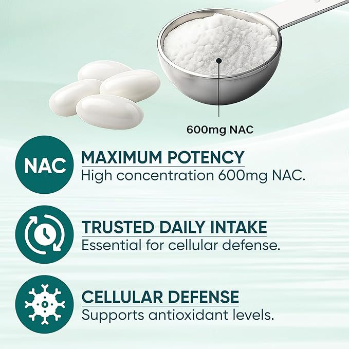 NAC 600mg Softgels with NAD+ C - đánh giá và giá Mct Oil Coconut