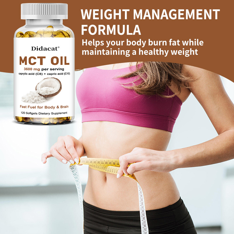 MCT Oil 3600 mg C8 C10 Capsule - đánh giá và giá Mct Oil Coconut
