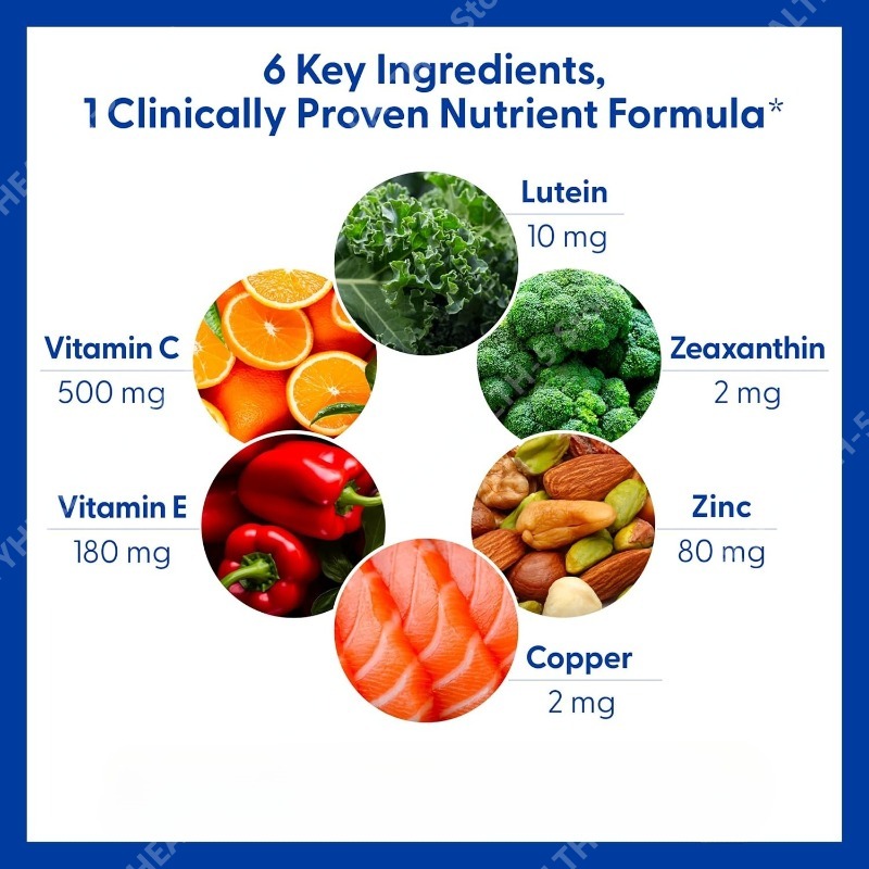 AREDS 2 Eye Vitamins Lutein an - đánh giá và giá Nutrition Zinc