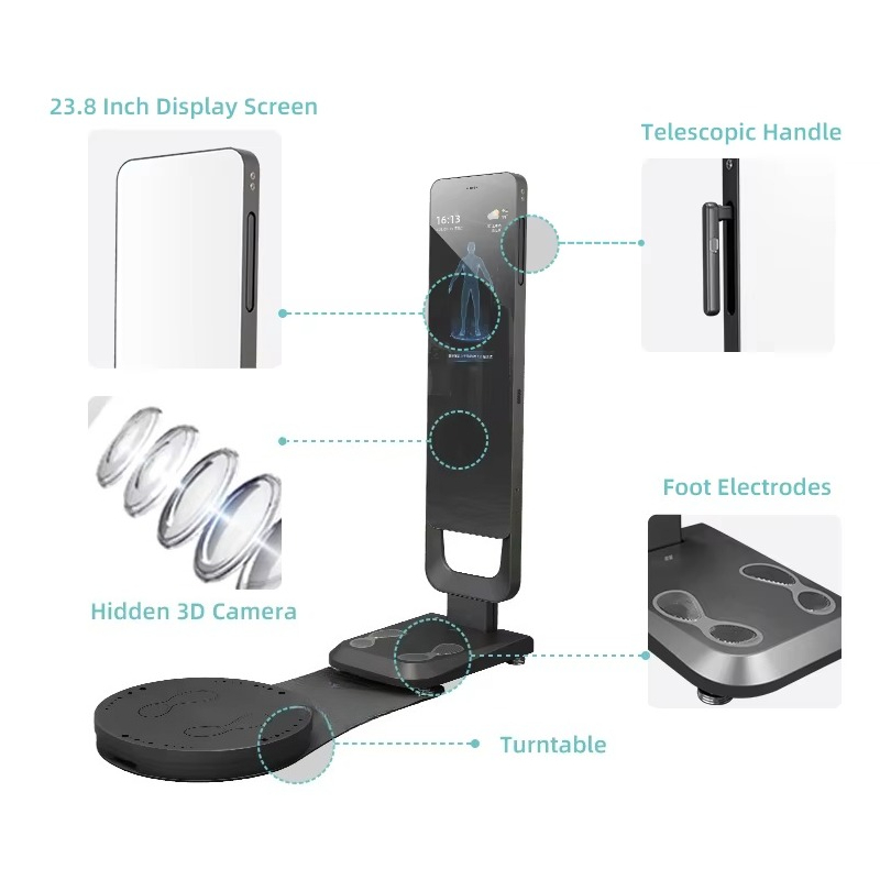 Smart Fitness Mirror Body Scan - đánh giá và giá Nutrition Of Fitness