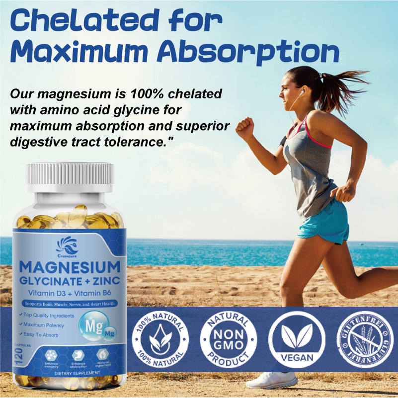 Magnesium Glycinate & Zinc 500 - đánh giá và giá Magnesium Glycinate Capsule