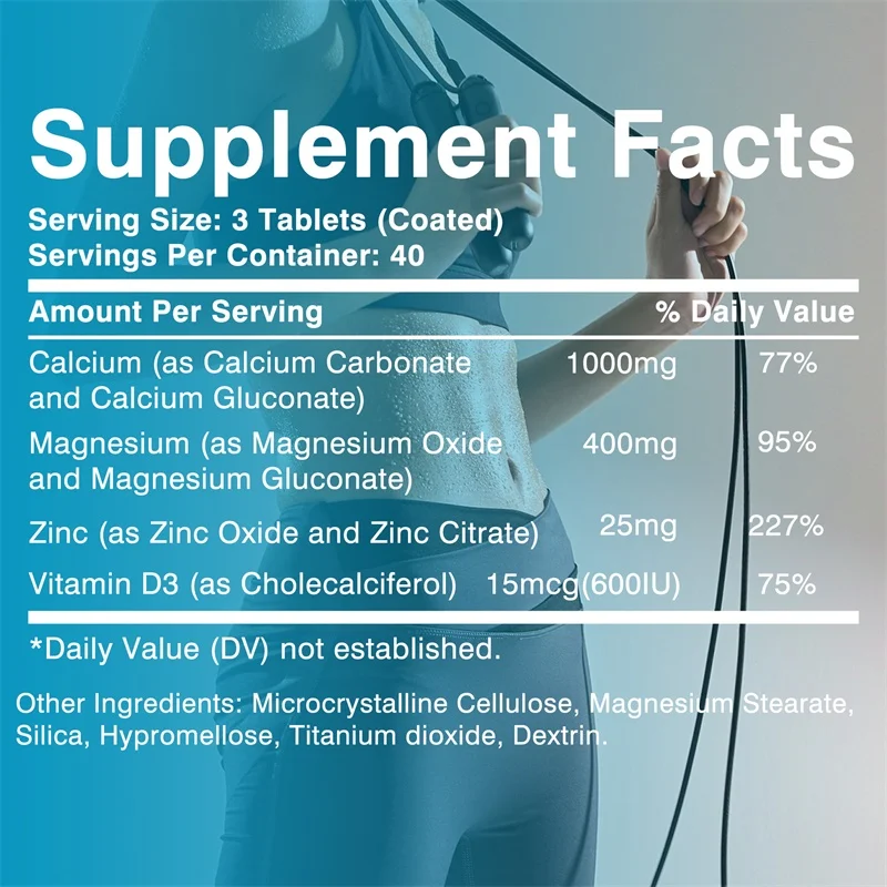 Calcium Magnesium Zinc Vitamin - đánh giá và giá Nutrition Zinc