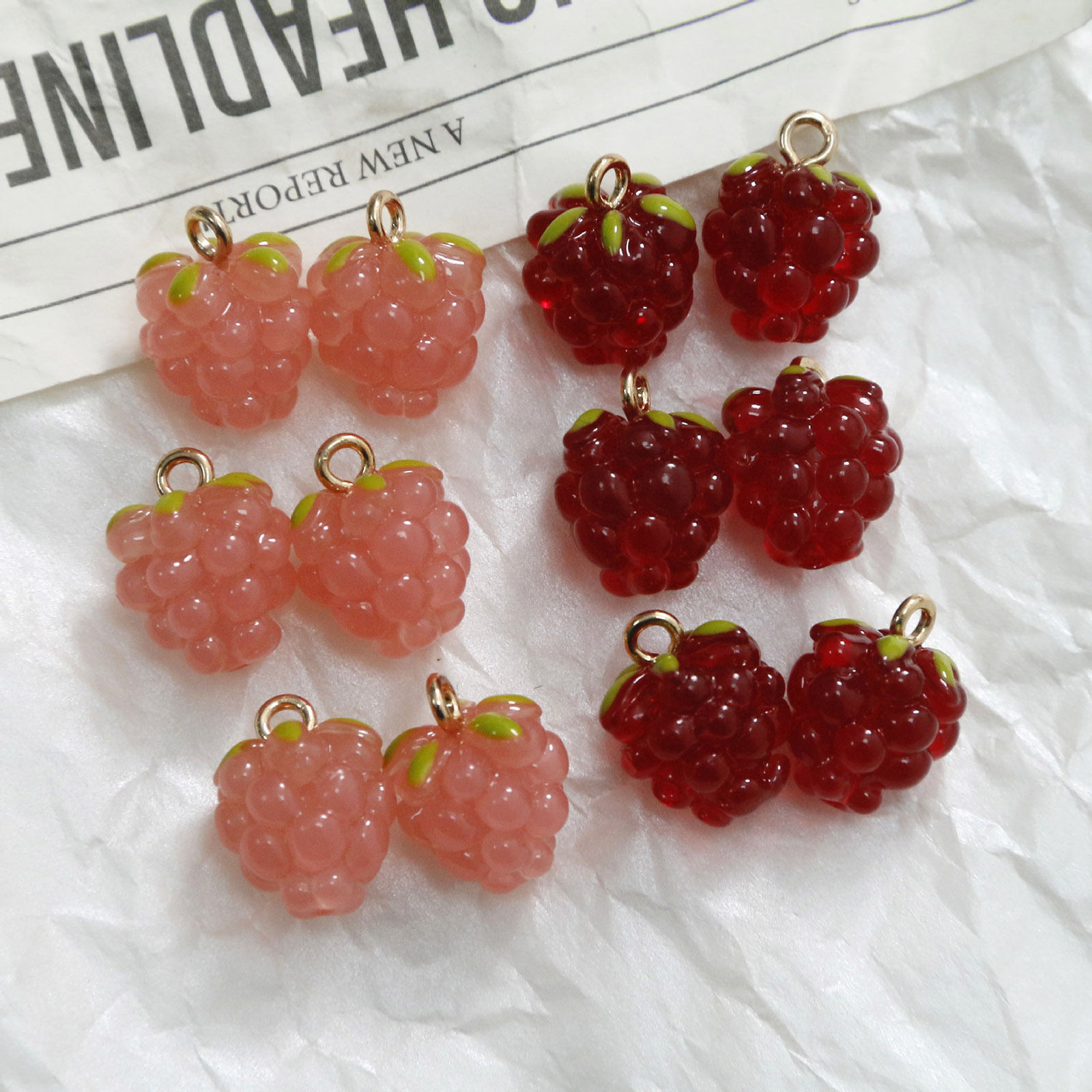 2PCs 3D Resin Charms Grape Fru - đánh giá và giá X Nutrition